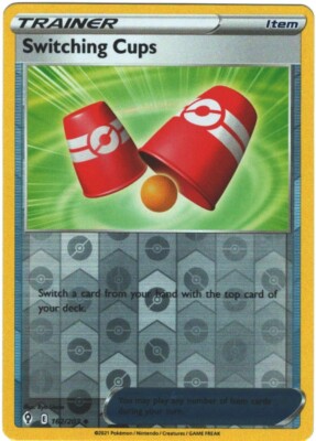 Switching Cups 162/203 Evolving Skies Reverse Holo Uncommon Pokemon TCG Pokémon