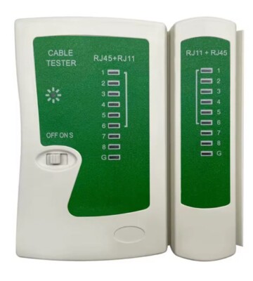 Network Lan Cable Tester Test Rj45 Rj-11 Cat5 Ethernet Tool