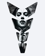 Motorcycle Tank Pad Protector Decal - 3D Motorcycle Sticker for Sport Bikes.