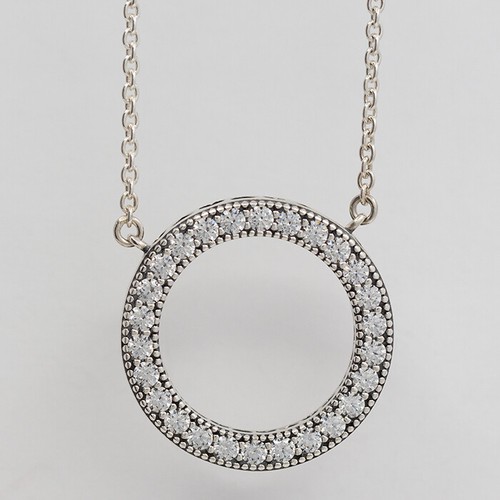 New Authentic Pandora Necklace Hearts 