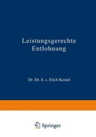 Leistungsgerechte Entlohnung Erich Kosiol