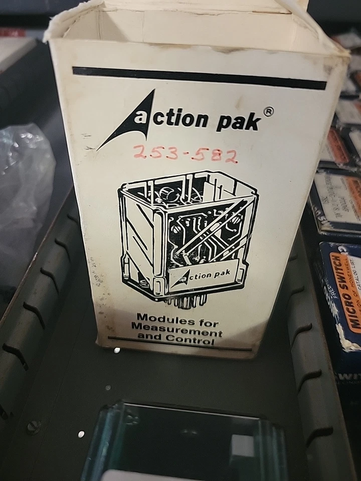 ACTION PAK RELAY 0-100MV DC 2RELAY SPDT 120V AC 1020-6035L - NEW - Image 2 of 2