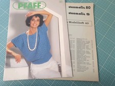 Modellen Mit Arbeitsheft 40 Für PFAFF Duomatic 80 Und S. Gebraucht