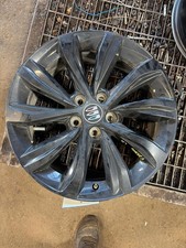 Used Wheel fits: 2024 Buick Envista 18x7-1/2 aluminum painted black opt SGE Grad