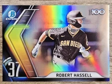 2022 Bowman Chrome Bowman Scouts Top 100 Robert Hassell #BTP-37