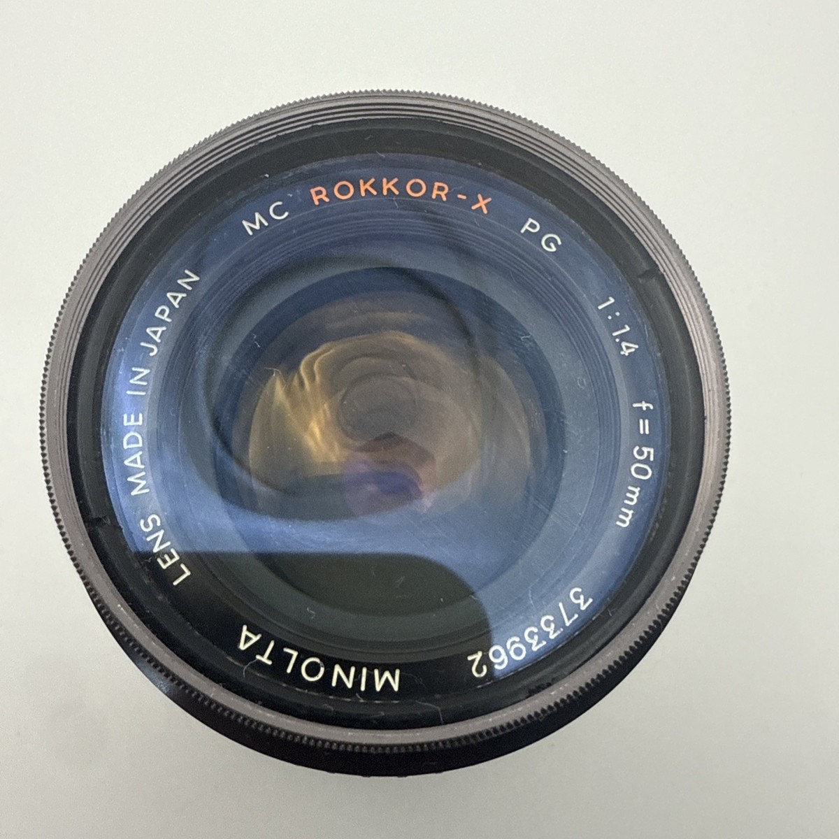 【極上品】 MINOLTA MC ROKKOR-PG 50mm F1.4 Minolta MD MC Rokkor-PG 50mm f1.4 Prime Lens [EXC+]