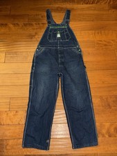 Vintage Liberty Denim Bib Overalls Men 36x29 Workwear Carpenter Farm Trucker USA