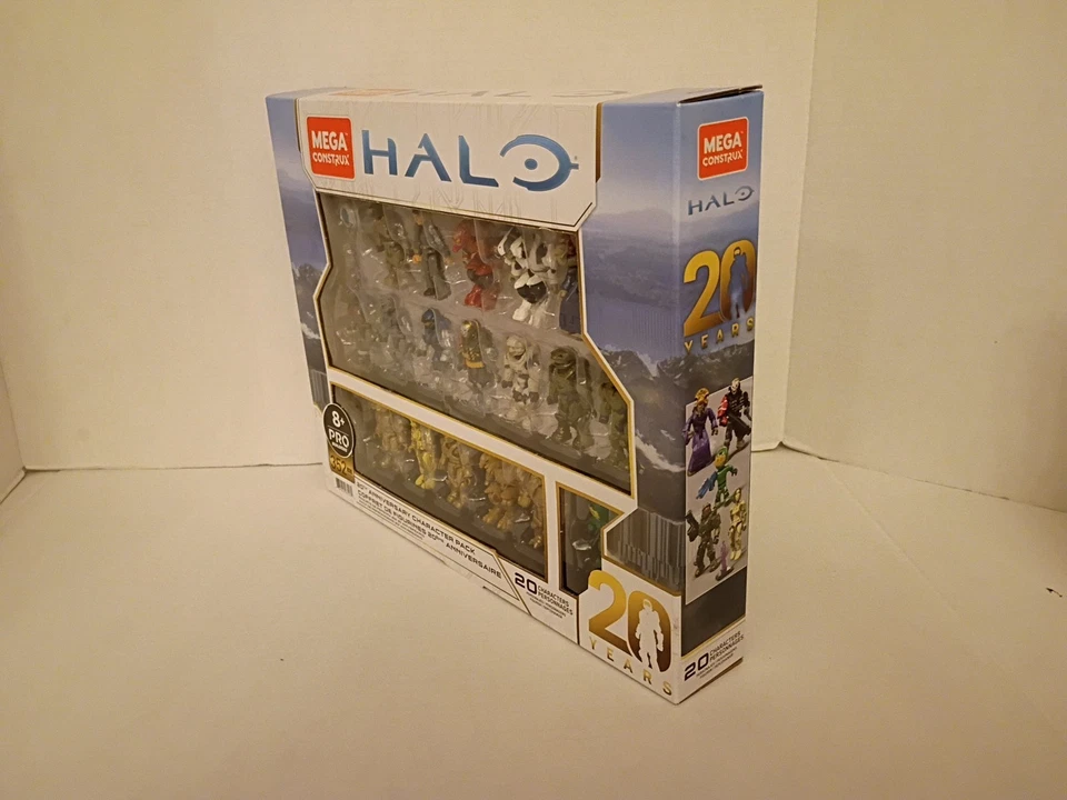 HALO Mega Construx Pro Builders 20th Anniversary 20 Character Pack Mister Chief - Image 2 of 4