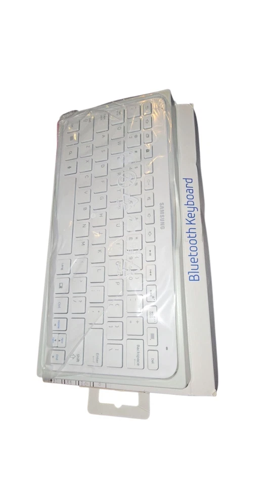 SAMSUNG Android Bluetooth Keyboard White 4209B - NIB Open Box - Image 2 of 3
