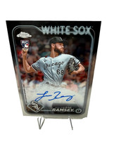 Lane Ramsey 2024 Topps Chrome Auto RC #RA-LRA White Sox