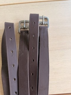 Stirrup Leathers 140cm Havana Brown Leather
