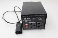 Seven Star ST100 100 Watt 110 220 Volt Voltage Converter 110v 220v Transformer