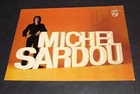 Antique Postcard with Autograph Dedication Michel SARDOU / PHILIPS