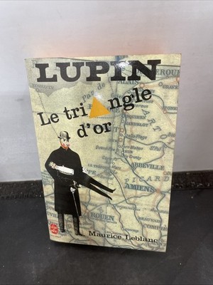 Lupin Arsene Le Triangle d'or French Paperback 1968