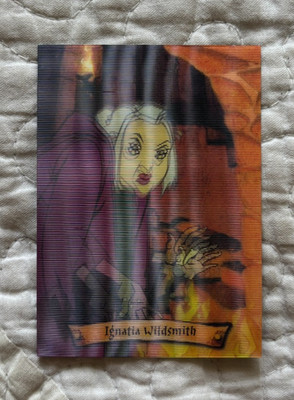 Harry Potter Chocolate Frog Lenticular 2001 Bertie Bott Ignatia Wildsmith
