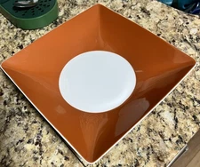 Thomas Rosenthal Sunny Day Square Soup Bowl - Rust Orange
