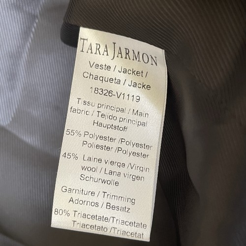 Tara Jarmon schwarzer Damen Einknopf Blazer Gr. 38 mittellang - Bild 3 von 8