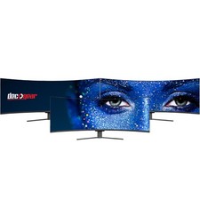 Deco Gear 49" Curved Ultrawide LED 3840x1080 32:9 FreeSync Gaming Monitor 3-Pack