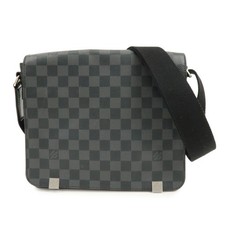 Louis Vuitton Damier Graphite District PM NM Crossbody Bag N41028 Auth Used F/S