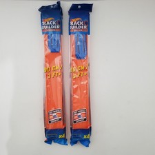 Hot Wheels Track Builder System 3 Ft  Straight Track  4 Hot Wheels Con 2 Pack