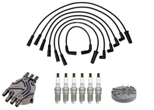 Ignition Wires Spark Plug Distributor Cap & Rotor GM S10 T10 Pickup 4.3L 98-05
