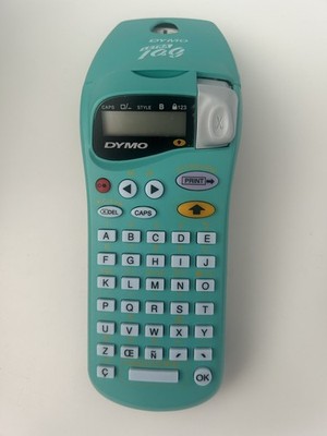 Dymo Letratag XR Hand-Etikettiergerät ABC Tastatur Home Etikettendrucker grün