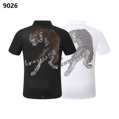 Philipp Plein Iconic Cult Tape Logo Polo Shirt Polo Shirt M-3XL