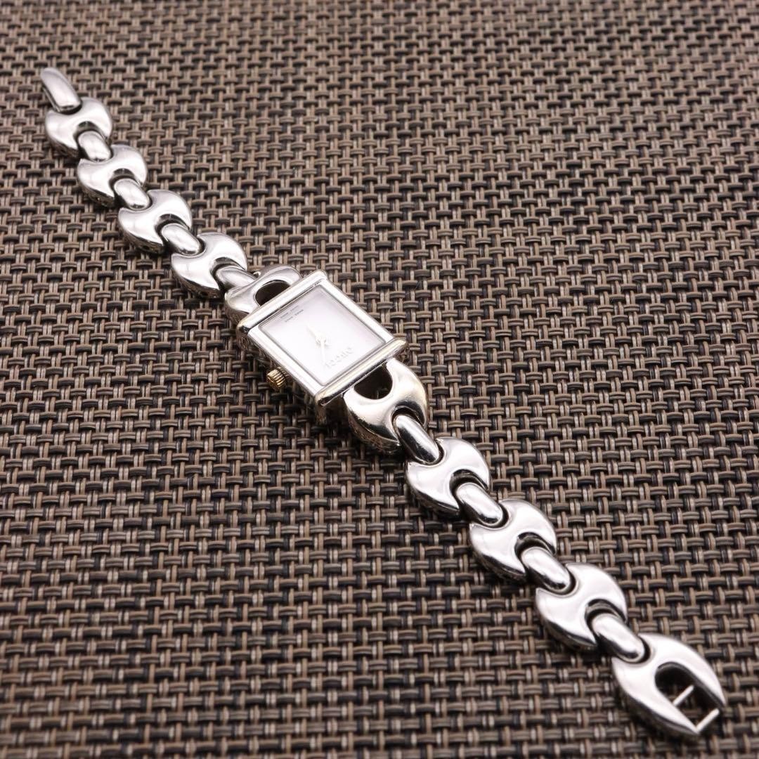 Gucci 1800L Watch Quartz Women's White Dial Silver No Box From Japan Working thumbnail 6