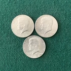 (3) 1967 Kennedy Half Dollars, 40% Silver, 50 Cent Coin Lot