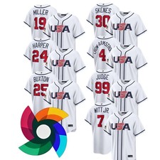 Men's/Youth USA Baseball White 2026 World Baseball Classic Home Stadium Jersey