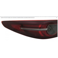 Blinker Hinten Recht Äußere LED für Mazda 3 2019 IN Dann Standard 4 Türen