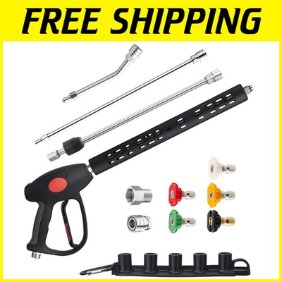 #ad #ad Extension Wands for Pressure Washer 5 Nozzle Tips $74.39