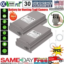 2x Rechargeable Battery for Reveal Hunting Trail Camera X Gen 3.0,2.0,Pro 3.0 SK