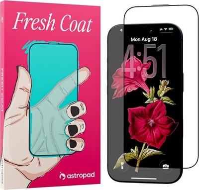 Edge to Edge Anti Reflective Screen Protector for iPhone 15 Pro, 9H Glass, Easy