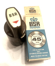 45 RPM VINYL RECORD CHANGER SPINDLE STACKING ADAPTER FOR BSR UA15 420S NOS