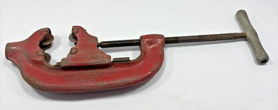 RIDGID Pipe Cutter Tool No 44-S Four Wheel 2.5  To 4  Used Made In USA
