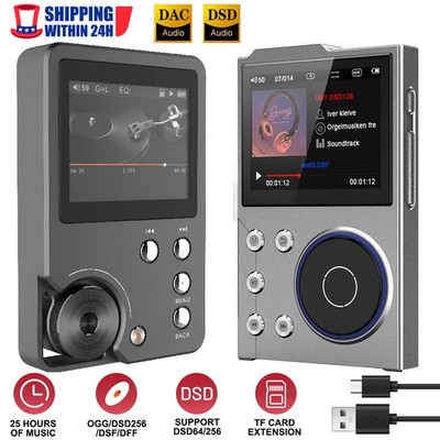 HiFi MP4/MP3 Player Support 256GB Lossless Music Radio Recorder