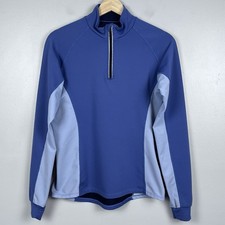 Brooks Running Women's Dry Line Performance 1/4 Zip Color Block Pullover Size M