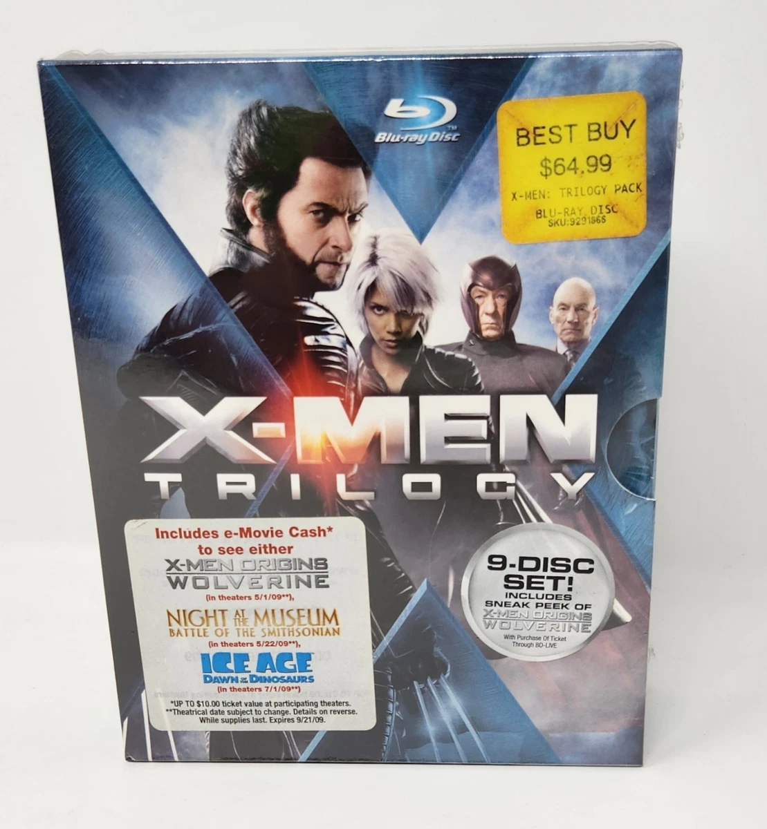 X-Men (2000 film) Movie/TV Title 2000-2009 Release Year DVDs & Blu