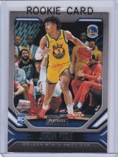 JORDAN POOLE ROOKIE CARD 2019 Panini Chronicles Basketball GOLDEN STATE WARRIORS