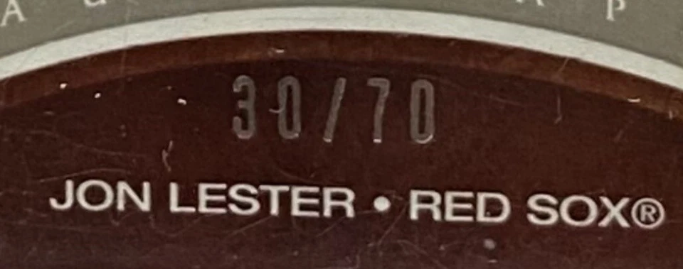 2006 Sweet Spot Update Bat Barrel Black Ink /70 Jon Lester #172 Auto RC Red Sox - Image 3 of 3