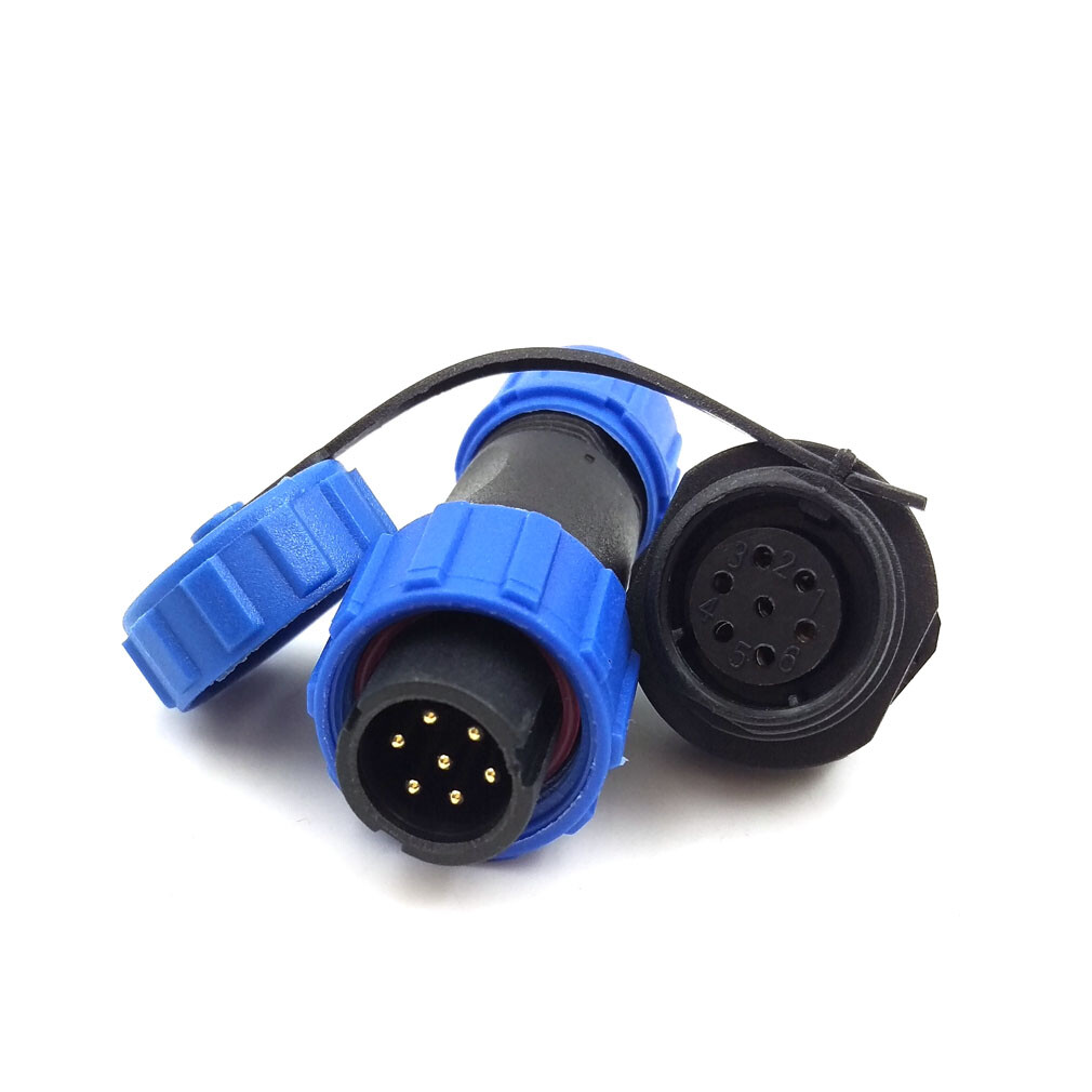 Connettore SP21 IP68 Impermeabile 12 Pin - Per Illuminazione Esterna E Lampade - Foto 4