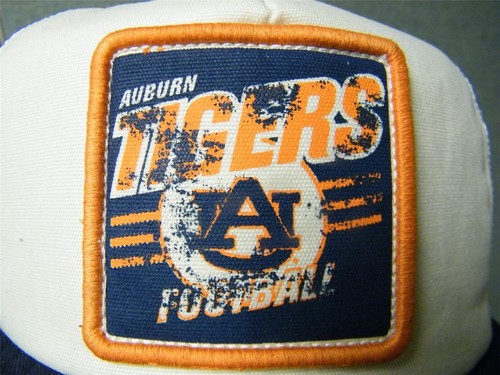 Auburn Tigers Adidas Snapback Flat Brim Mesh Hat Cap Youth One Size OSFA - Picture 5 of 5