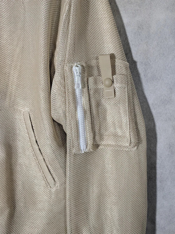 John Elliott SS17 Runway Mesh MA1 Flight Bomber Talla 1 Hecho en EE. UU. Foto 3 de 4