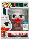 Willis McGahee Signed Miami NCAA Sebastian Mascot Funko Pop Doll #12 -(SS COA)