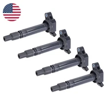 4 Set Ignition Coil-Coil For 90919-02250 DENSO 673-1309 Toyota Direct On Plug US