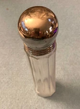 VINTAGE COSMETIC / PERFUME TRAVEL BOTTLE CARR LOWREY GLASS CO.