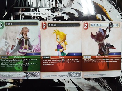 Final Fantasy TCG Opus VIII Common  - YOU PICK FROM LIST!