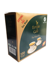 Kericho Gold Premium Black Pure Kenya Tea Bags 100 PC Wholesale 12/24 Boxes DDP