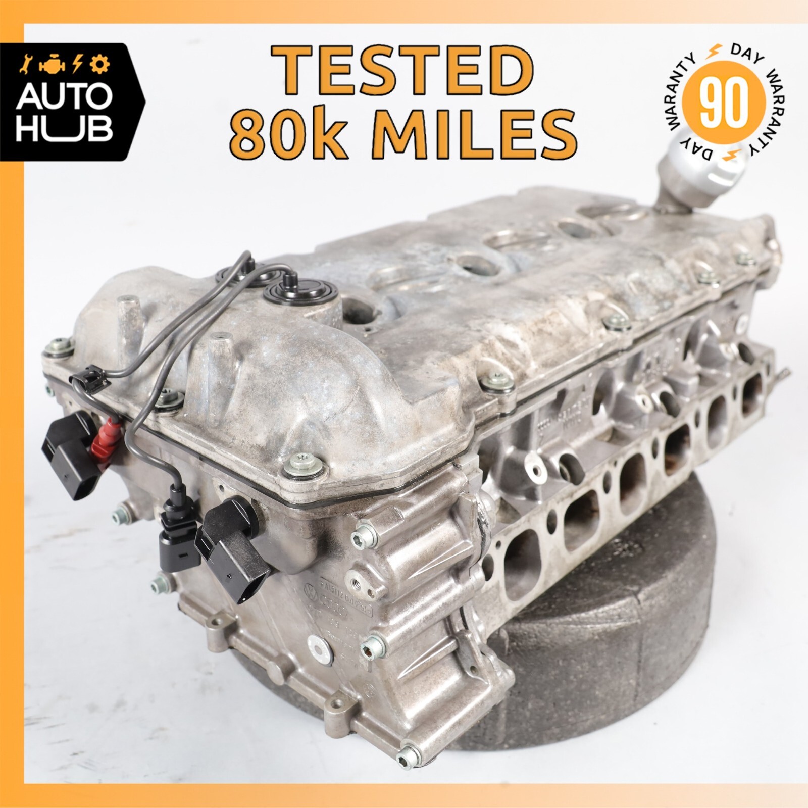03-13 Bentley Continental Flying Spur 6.0L W12 Engine Cylinder Head Left OEM 80k